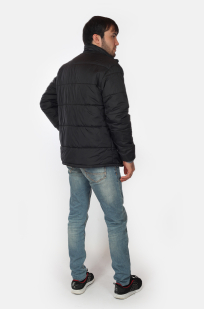 Черная стеганая мужская куртка от Urb доступна для заказа