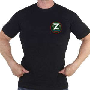 Черная мужская футболка "Z"