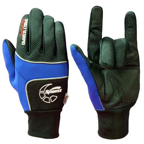 Эксклюзивные перчатки от Spakct с синими вставками