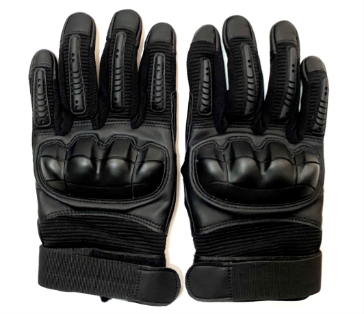 Черные перчатки тактические