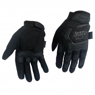 Купить черные тактические перчатки Mechanix Wear