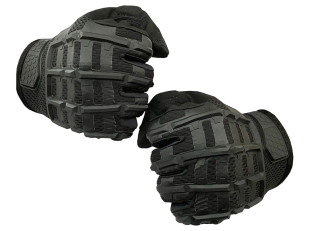 Черные военные перчатки для спецопераций