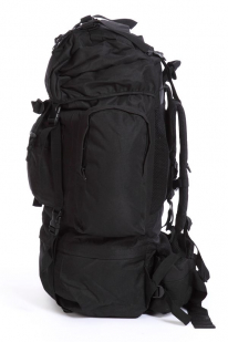 Черный походный рюкзак с тематической нашивкой  Эх, хвост, чешуя... - купить в подарок