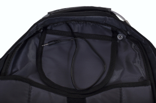 Черный рюкзак с тематической нашивкой  Охотничий спецназ купить с доставкой 