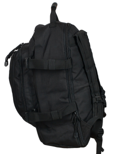 Черный рюкзак универсального назначения 3-Day Expandable Backpack 08002B Black с эмблемой СССР оптом в Военпро