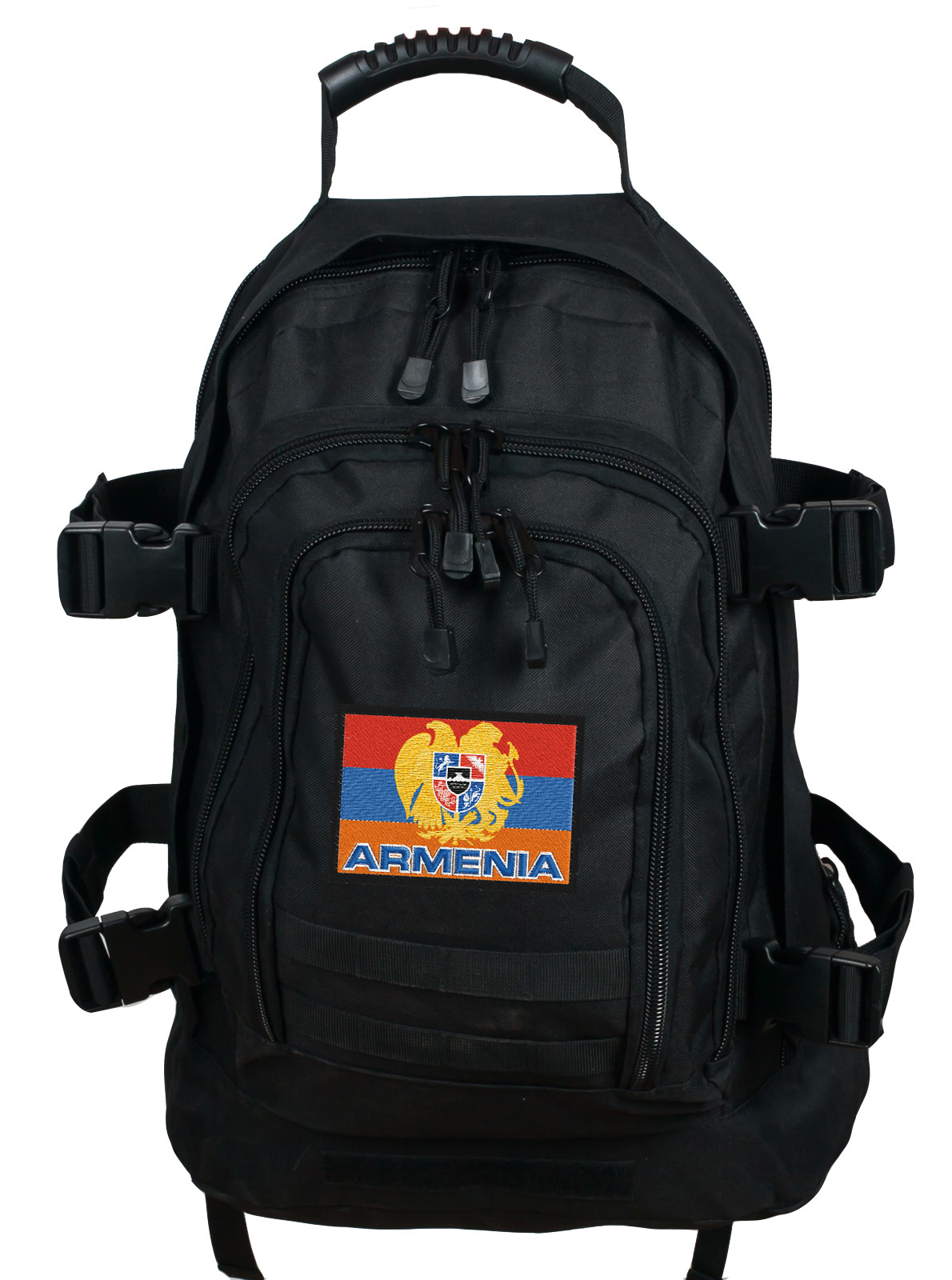 Чёрный рюкзак универсального типа "Армения"