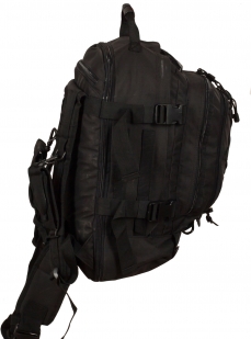 Черный тактический рюкзак с отделением для гидратора 3-Day Expandable Backpack Black