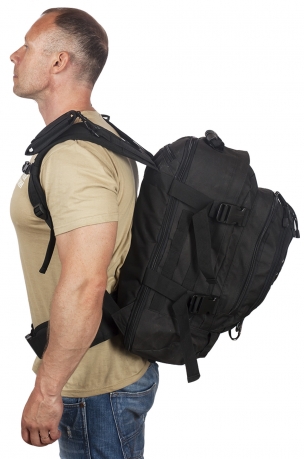 Заказать черный тактический рюкзак с отделением для гидратора 3-Day Expandable Backpack Black