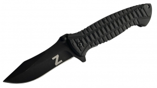 Черный универсальный складной нож с символом Z