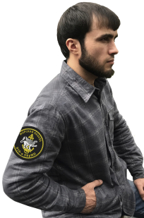 Демисезонная рубашка с эмблемой 810-ой ОБрМП Морская Пехота купить по лучшей цене