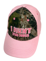 Детская летняя бейсболка I Hunt for Hugs с камуфляжной вставкой