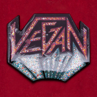 Дизайнерский значок веганов от бренда аксессуаров Vegan Power