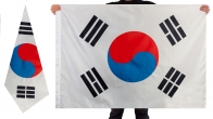 Двухсторонний флаг Южной Кореи