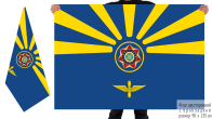 Двусторонний флаг Авиационной службы КНБ Казахстана