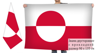 Двусторонний флаг Гренландии