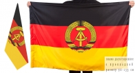Двусторонний флаг ГДР