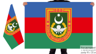 Двусторонний флаг Сил специального назначения Азербайджана