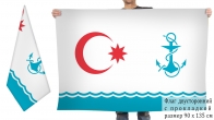 Двусторонний флаг Военно-морских сил Азербайджана
