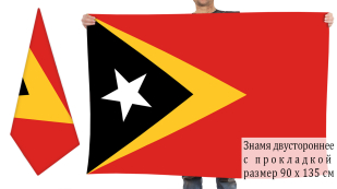 Двусторонний флаг Восточного Тимора