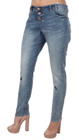 Эффектные женские джинсы бренда Vila молодежная модная модель. Гарантированное качество при низкой цене на трендовый товар