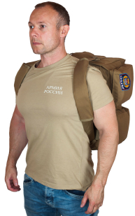 Эргономичная мужская сумка-рюкзак с нашивкой ДПС - заказать в розницу
