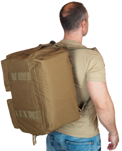 Эргономичная мужская сумка-рюкзак с нашивкой ДПС - заказать выгодно