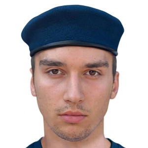 Синий берет ВВС, ВКС (Бесшовный, 100% шерсть)