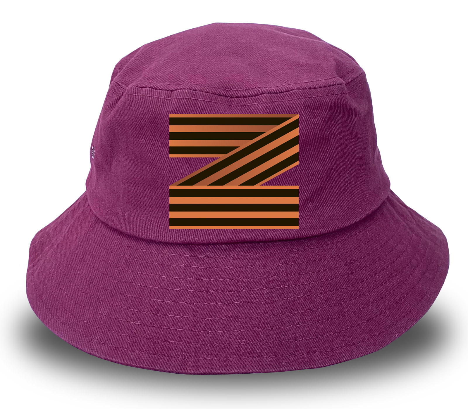Фиолетовая панама с гвардейским трансфером Z