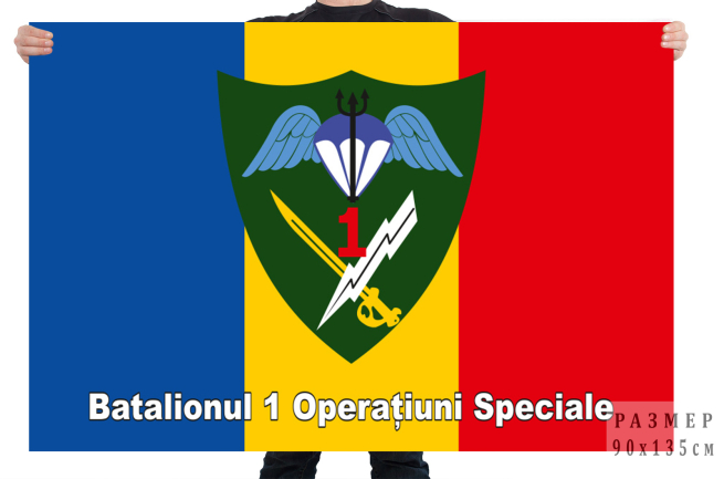 Флаг 1 батальона специальных операций Румынии