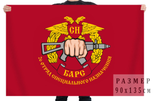 Флаг 26-го отряда специального назначения «Барс» 