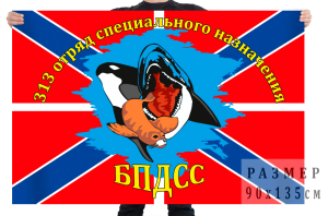Флаг 313 ОСпН Военно-морского флота РФ