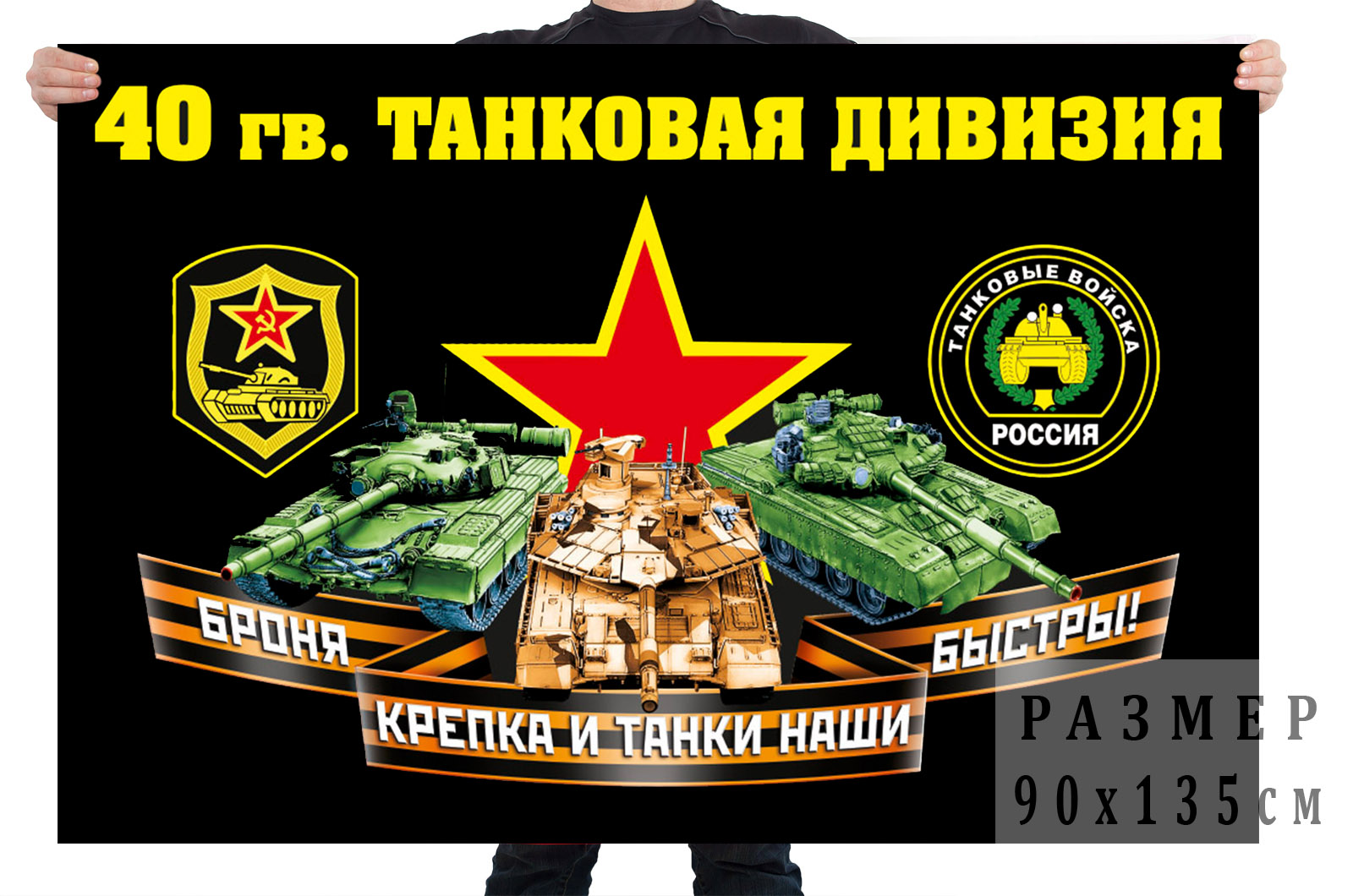 Флаг 40 гвардейской танковой дивизии
