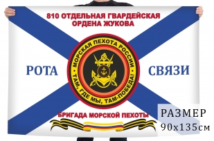 Флаг 810 отдельной Гвардейской ордена Жукова бригады морской пехоты