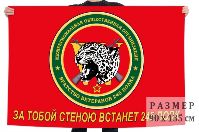 Флаг Братства ветеранов 245 полка