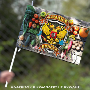 Флаг "Дачные войска" 40х60 см
