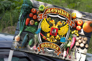 Флаг "Дачные войска" на машину
