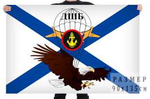 Флаг ДШБ морской пехоты с орлом