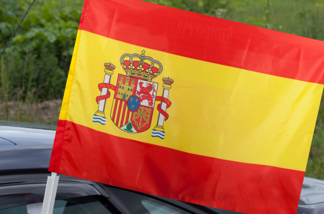 Флаг Испании на машину