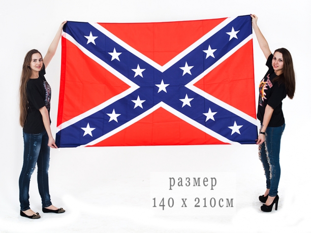 Флаг Конфедерации 140x210 см