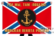 Флаг морской пехоты Российской Федерации