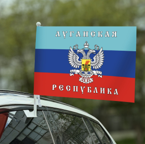 Флаг ЛНР на машину
