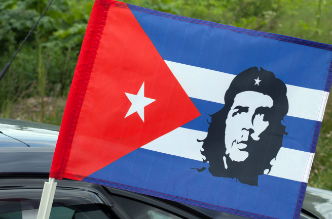 Флаг на машину с кронштейном «Че Гевара»