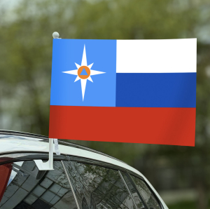 Флаг МЧС Триколор