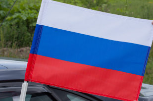 Флаг РФ на машину с кронштейном