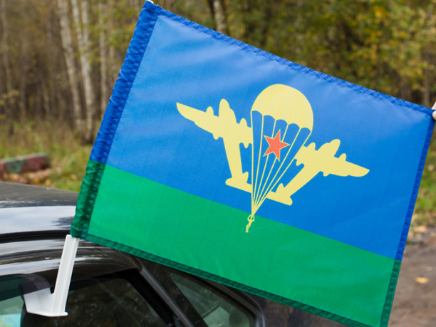 Флаг на машину с кронштейном Воздушно-десантных войск «ВДВ СССР»