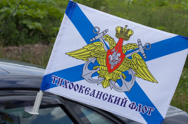 Флаг ТОФ на авто