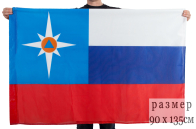 Флаг на сетке "Министерство по чрезвычайным ситуациям"