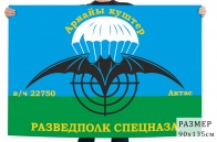 Флаг "Разведывательный полк специального назначения в/ч 22750 Актас"