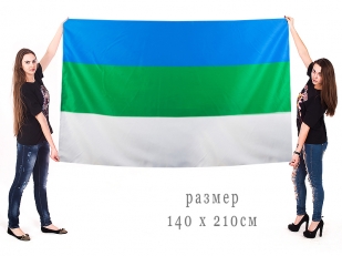 Большой флаг Республики Коми