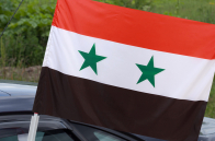 Автомобильный флаг Сирии 